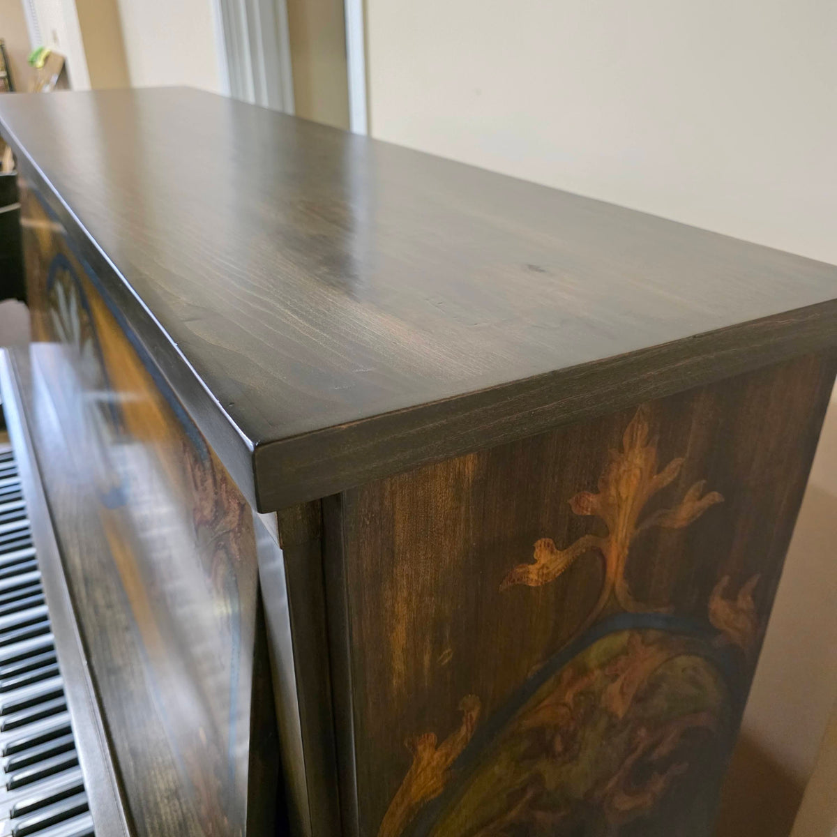 CURRENT SHOP WORK 1926 Ellington 54" Wood Finish Commissioned Upright Piano
