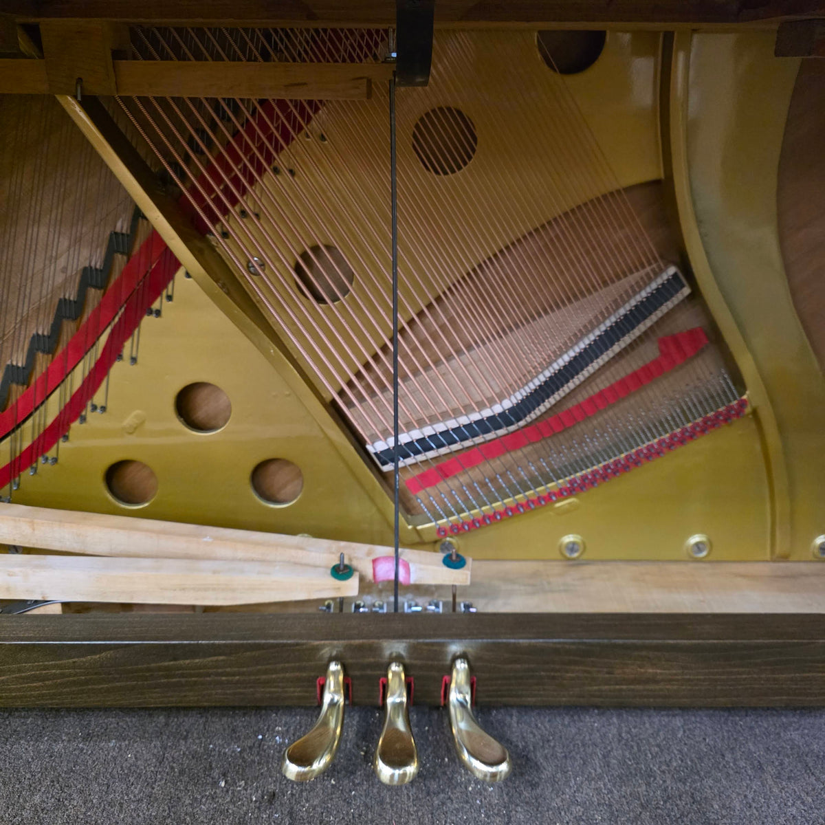 CURRENT SHOP WORK 1926 Ellington 54" Wood Finish Commissioned Upright Piano