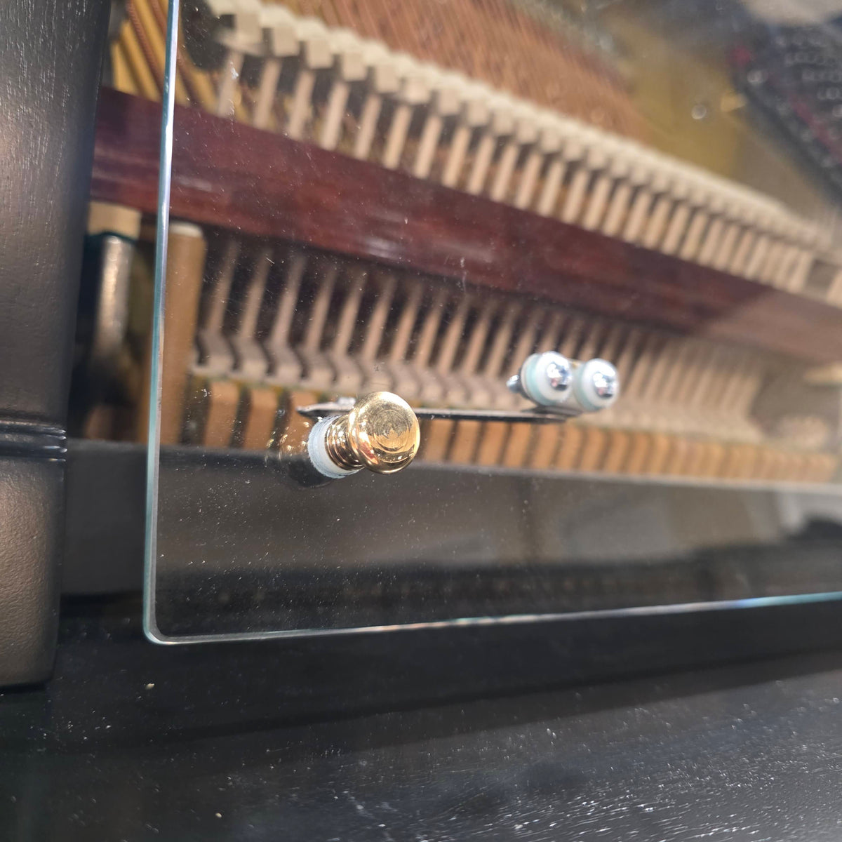 CURRENT SHOP WORK 1927 Kurtzmann 55" Black Finish Commissioned Upright Piano