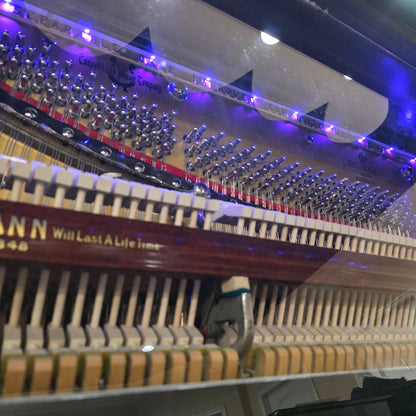 CURRENT SHOP WORK 1927 Kurtzmann 55" Black Finish Commissioned Upright Piano