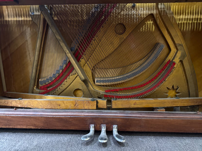 CURRENT SHOP WORK 1903 Schiller 57" Wood Finish Commissioned Upright Piano