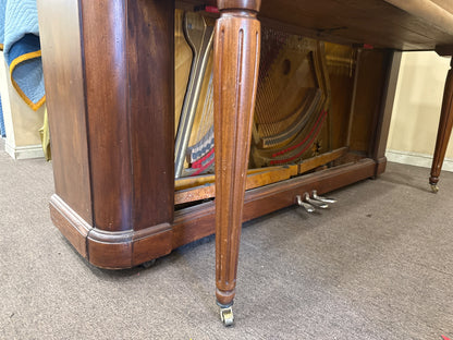 CURRENT SHOP WORK 1903 Schiller 57" Wood Finish Commissioned Upright Piano