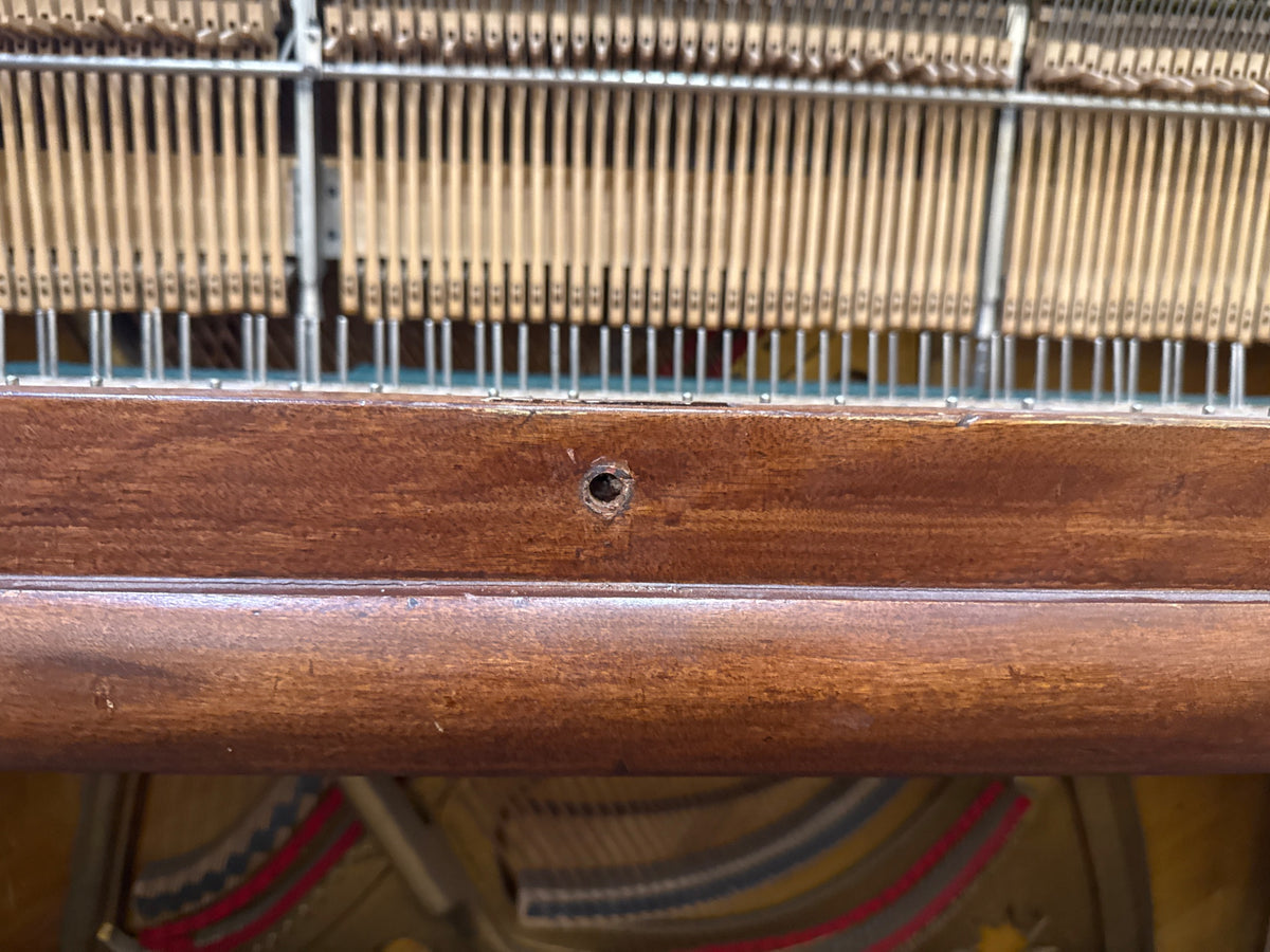CURRENT SHOP WORK 1903 Schiller 57" Wood Finish Commissioned Upright Piano