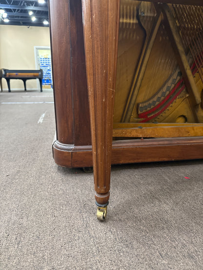 CURRENT SHOP WORK 1903 Schiller 57" Wood Finish Commissioned Upright Piano