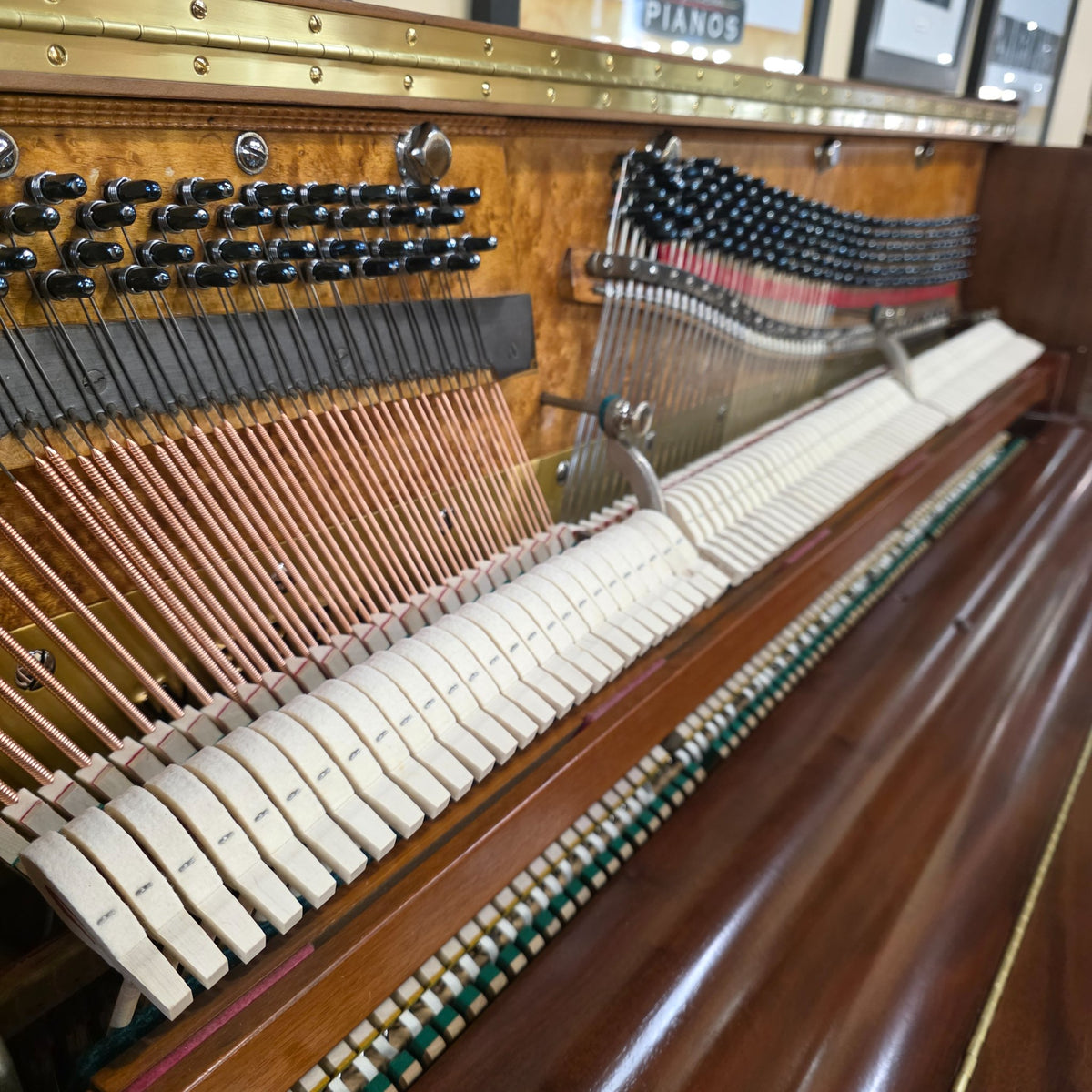 HEIRLOOM RESTORATION 1891 Weber Wood Finish 50" Commissioned Upright Piano