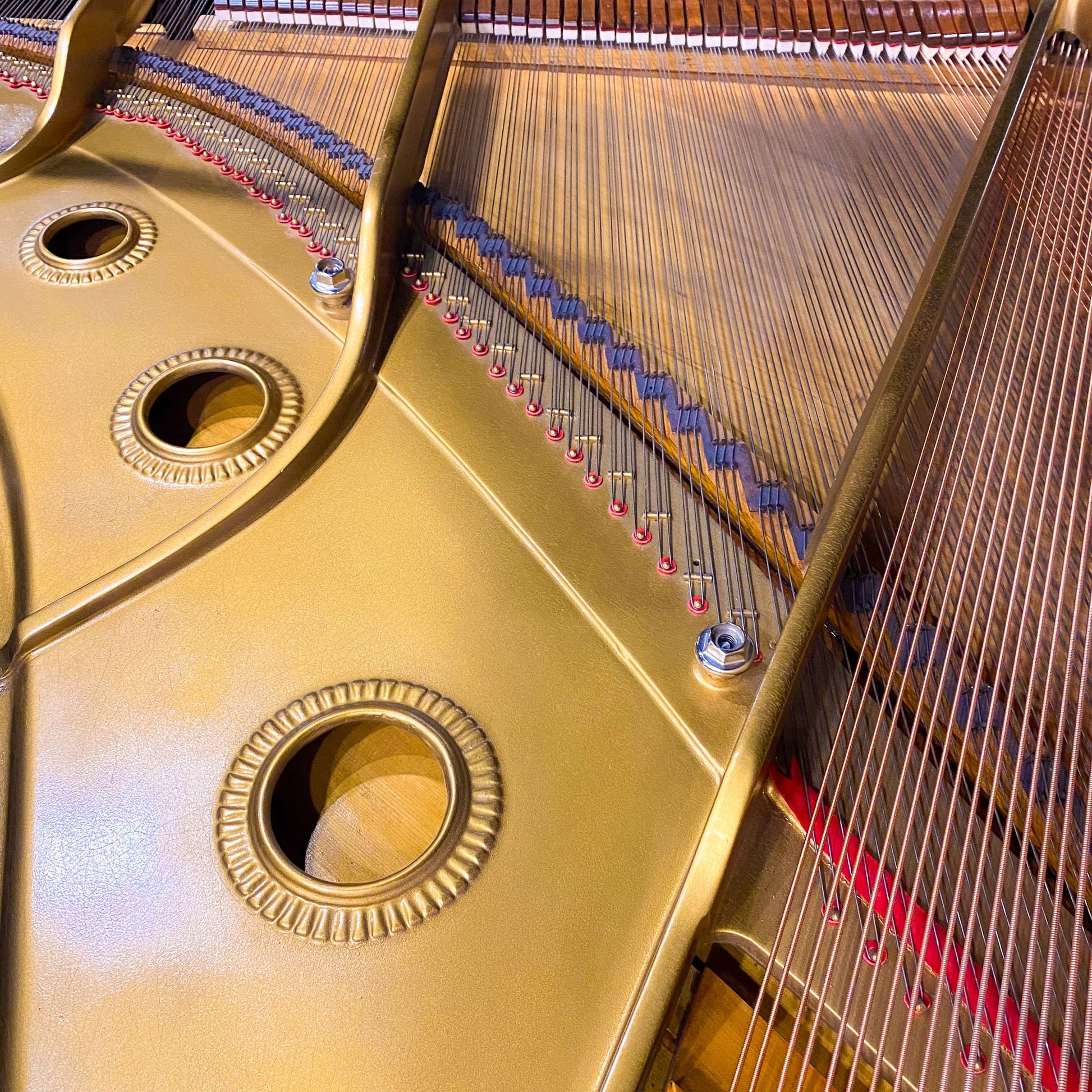 Image 3 of 1922 Baldwin Grand / 5'7" / Wood Finish with QRS Self Playing System