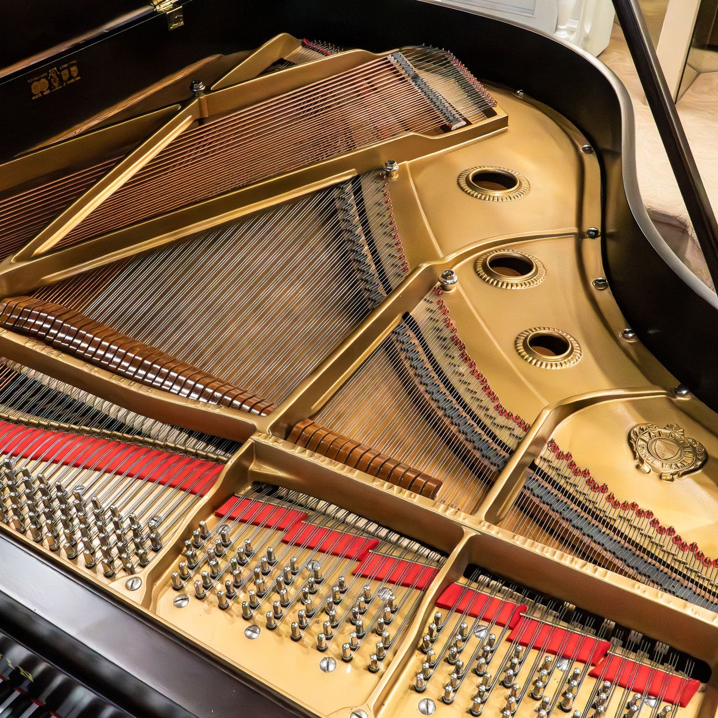Image 7 of 1922 Baldwin Grand / 5'7" / Wood Finish with QRS Self Playing System