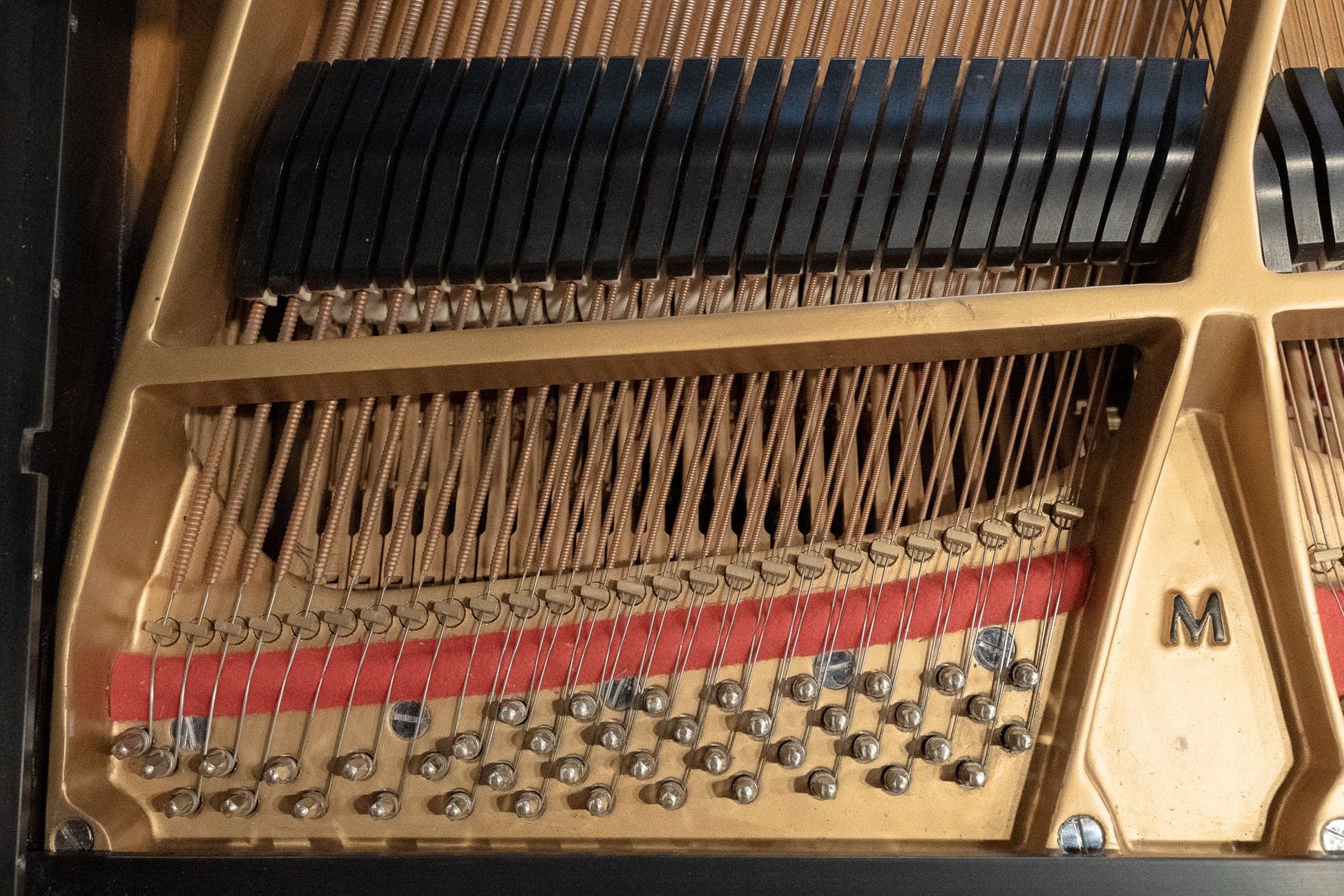 Image 13 of 1979 Steinway M Grand / Black / 5'7" with QRS Self Playing System