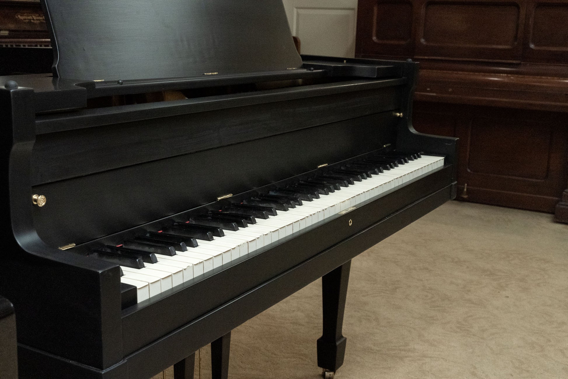 Image 3 of 1917 Aeolian Grand 4'9" / Satin Black 