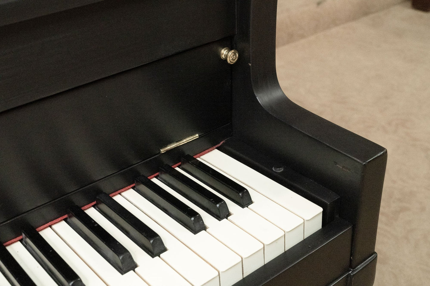 Image 6 of 1917 Aeolian Grand 4'9" / Satin Black 