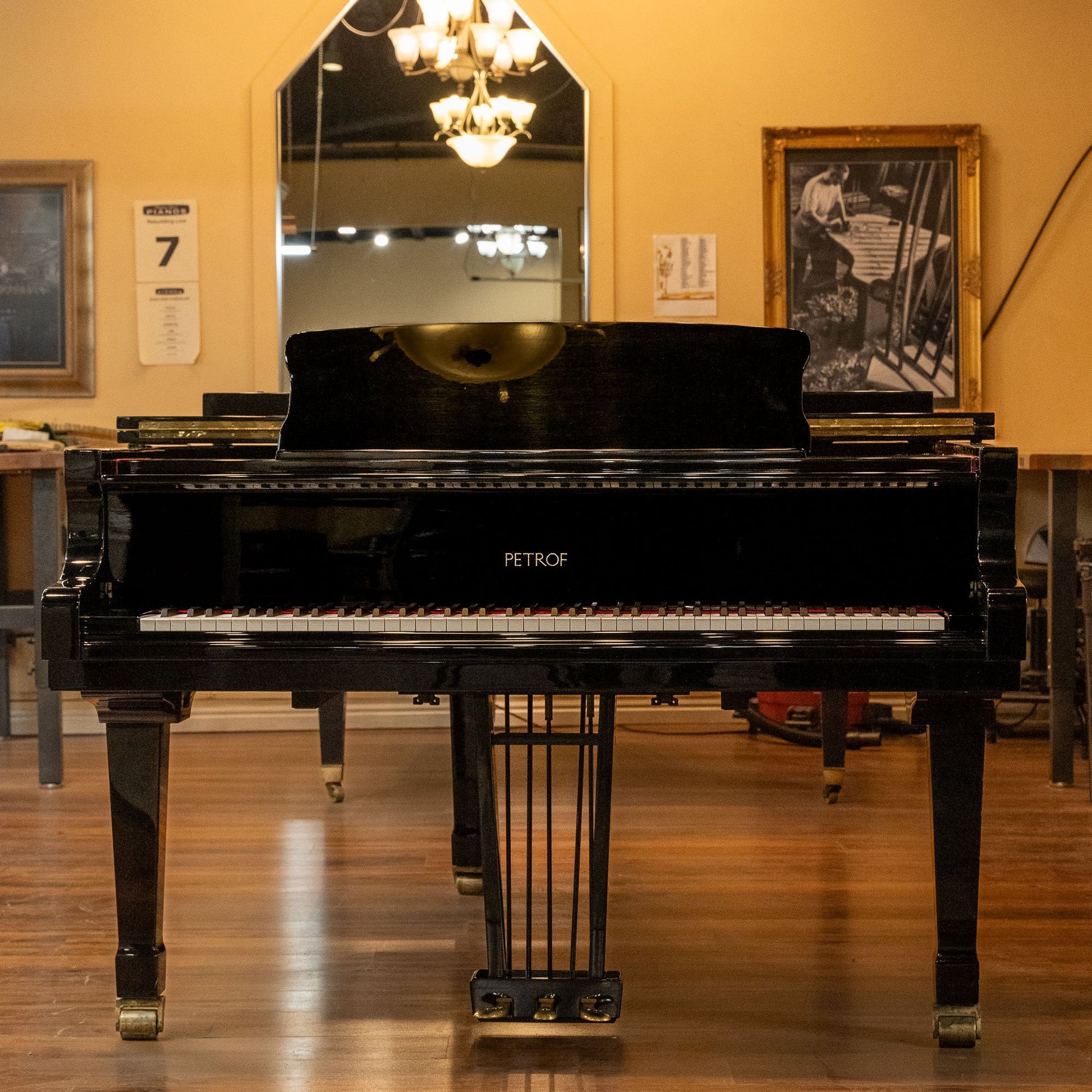 Image 2 of 1998 Petrof 6'4" Grand / Polished Black