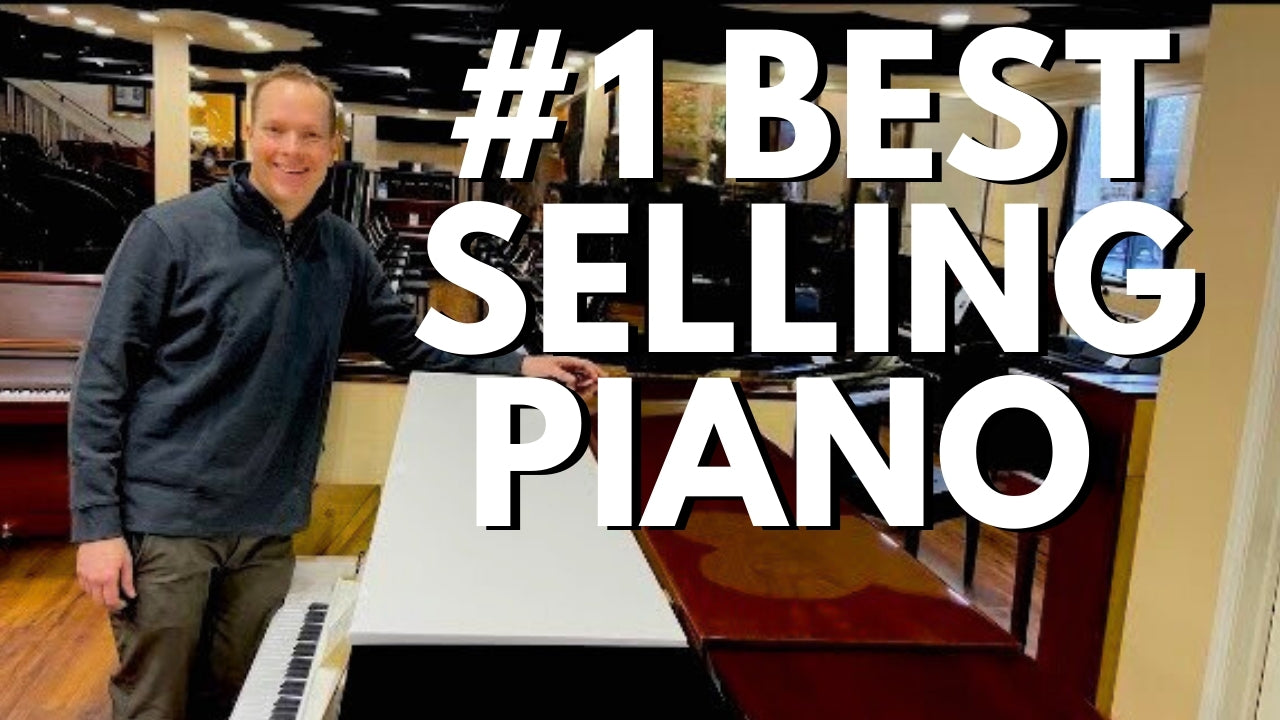 Load video: Brigham Larson Pianos #1 Best Selling Piano the Hailun 121 in 4 colors