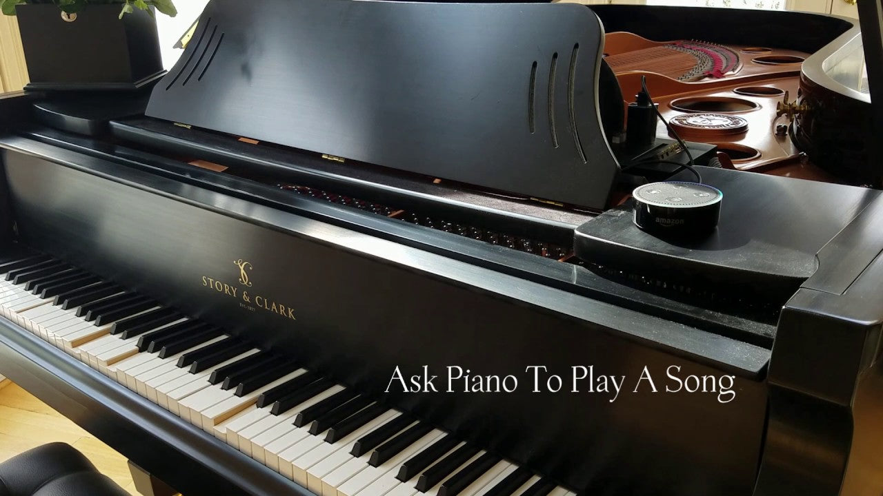 Load video: Our piano technicians can add any technology such as digital player systems to any piano grand or upright new or used.