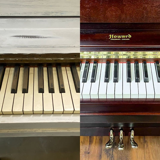 SOLD 1942 Acrosonic Baldwin Howard Wood Finish Commissioned Console Piano