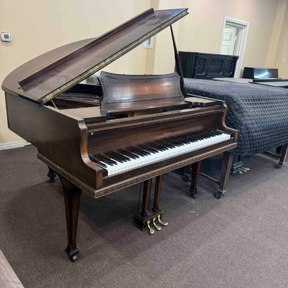 CURRENT SHOP WORK 1920 Starck 4'11" Wood Finish Baby Grand Piano