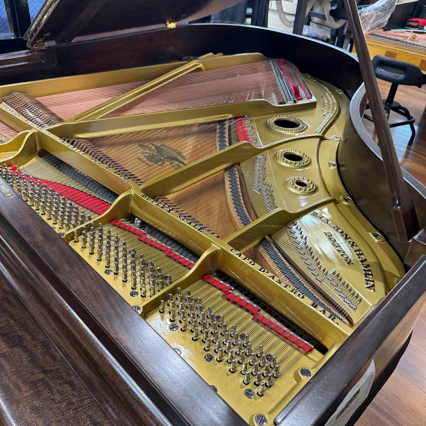 SOLD 1913 Mason & Hamlin Wood Finish Commissioned Grand Piano