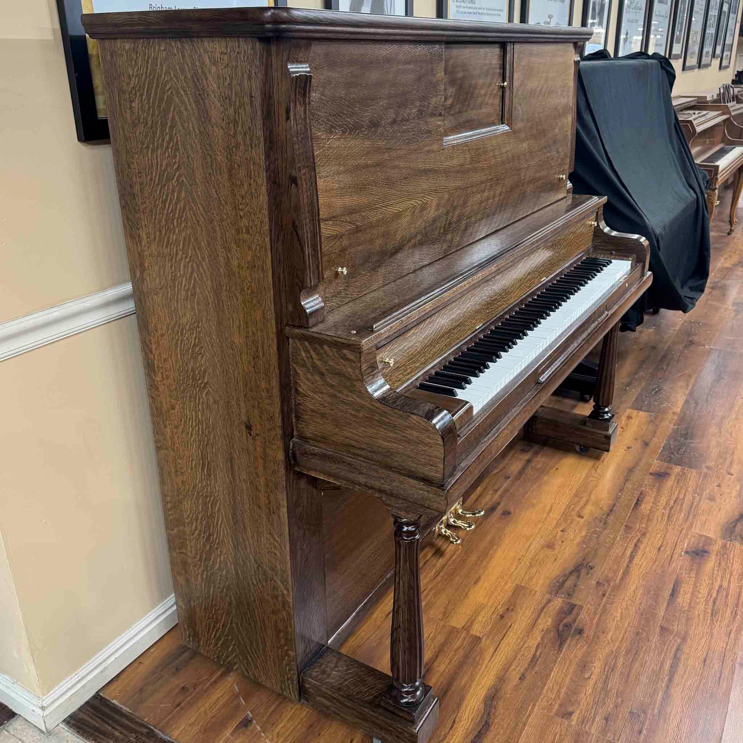 SOLD 1913 Whitney Wood Finish Commissioned Upright Piano