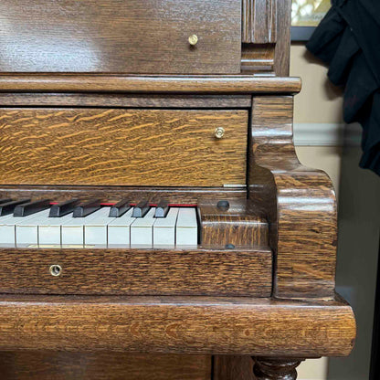 SOLD 1913 Whitney Wood Finish Commissioned Upright Piano