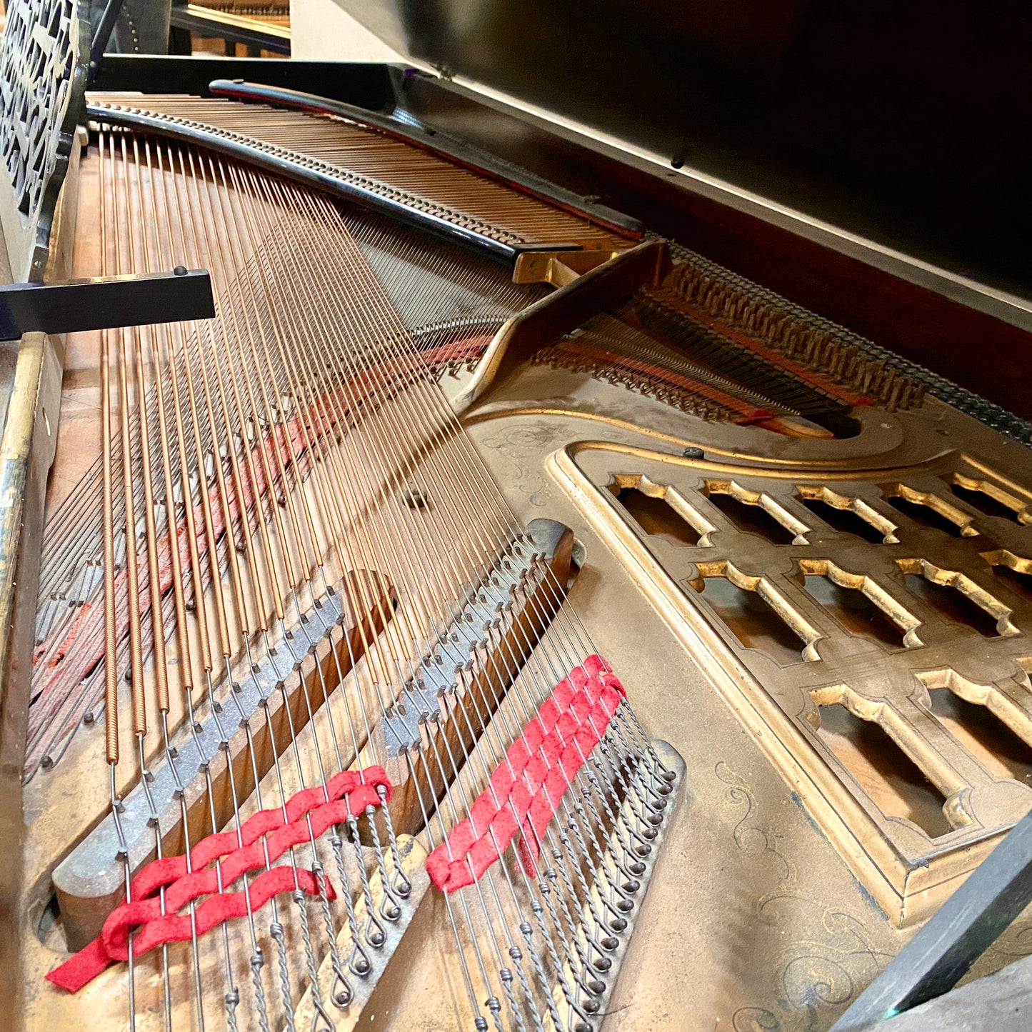 SOLD 1885 Behning & Son Square Grand Piano