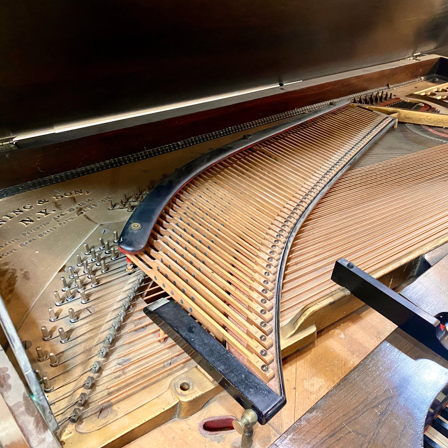 SOLD 1885 Behning & Son Square Grand Piano