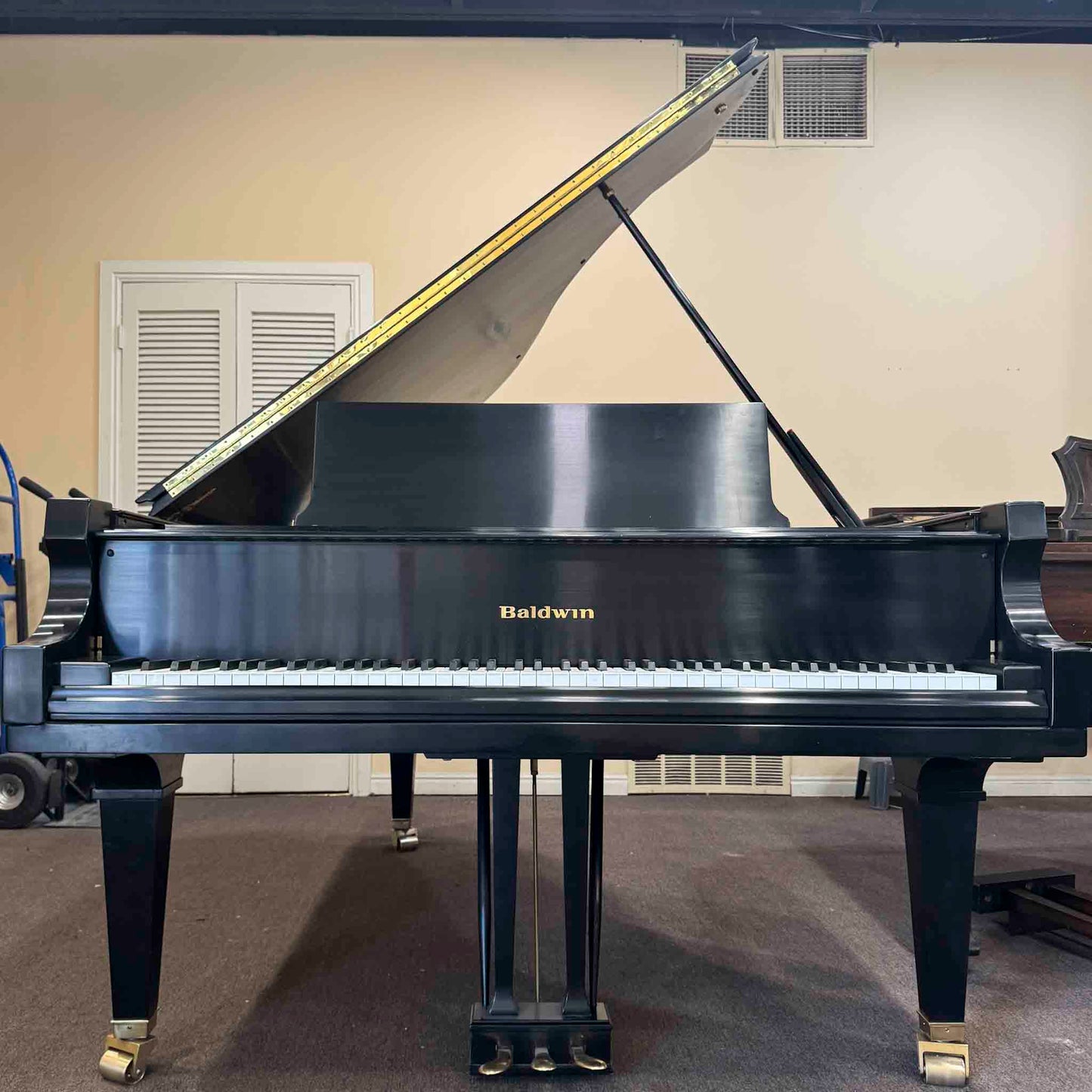 CURRENT SHOP WORK - 2000 Baldwin SF-10 7' Commissioned Satin Black Grand Piano