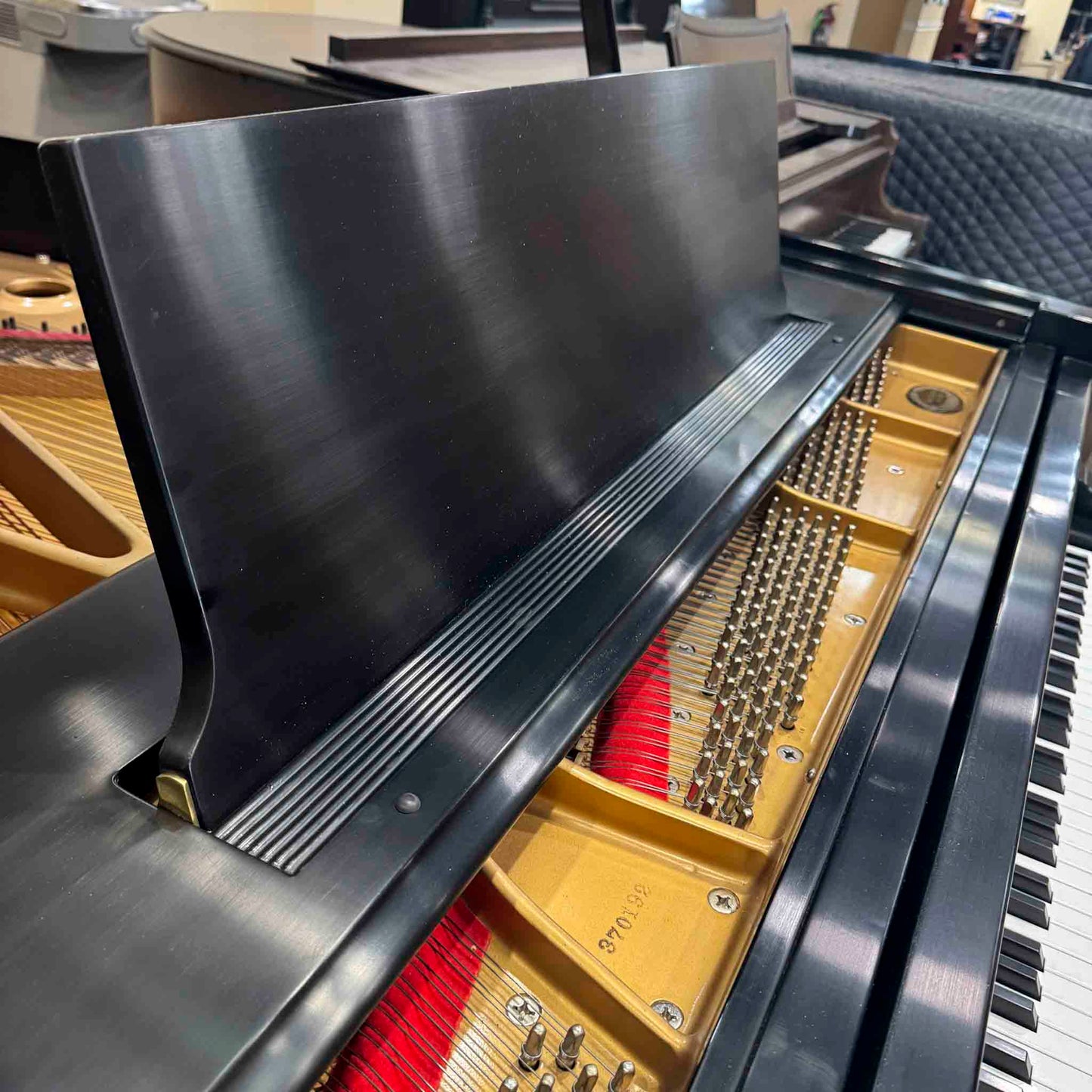 CURRENT SHOP WORK - 2000 Baldwin SF-10 7' Commissioned Satin Black Grand Piano