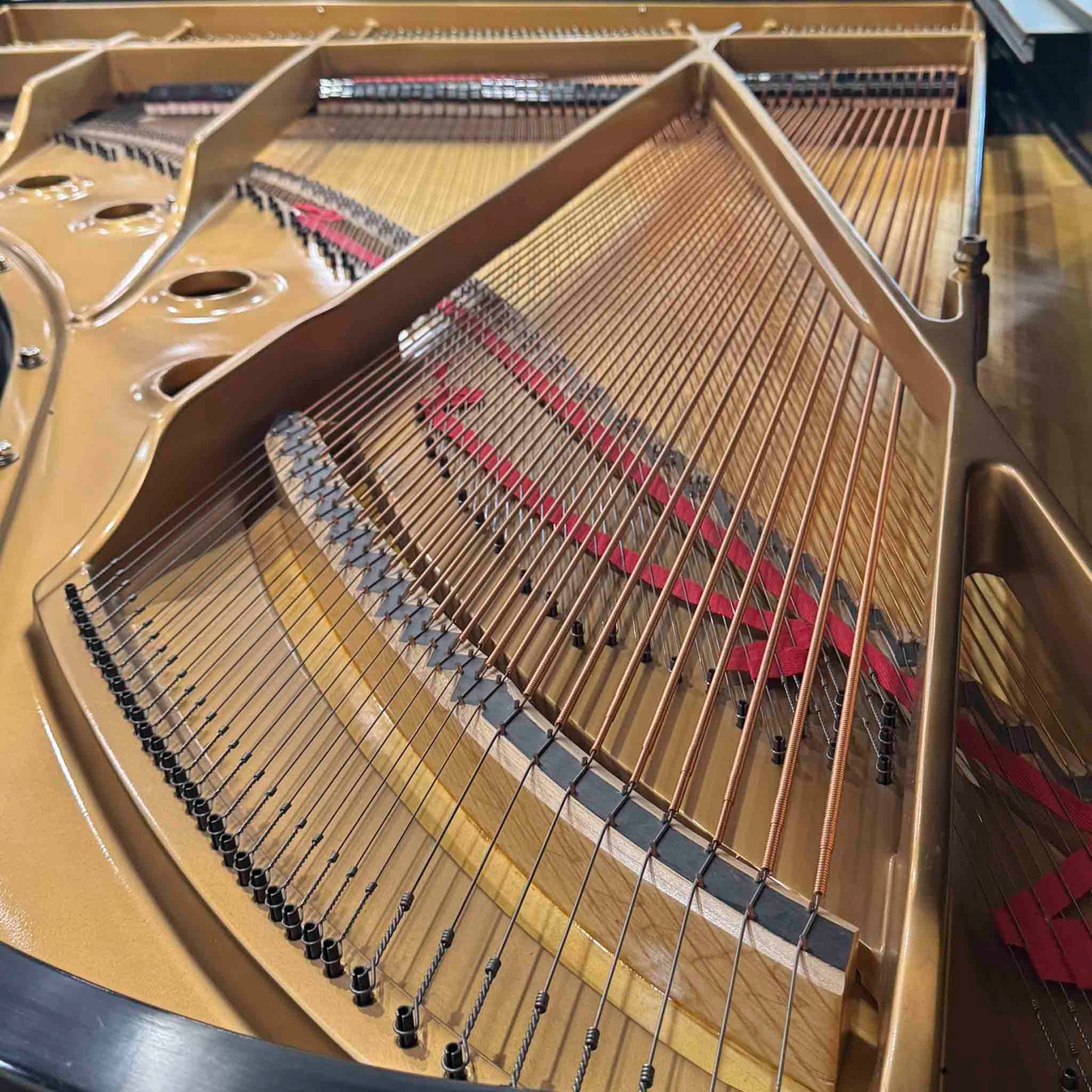 CURRENT SHOP WORK - 2000 Baldwin SF-10 7' Commissioned Satin Black Grand Piano