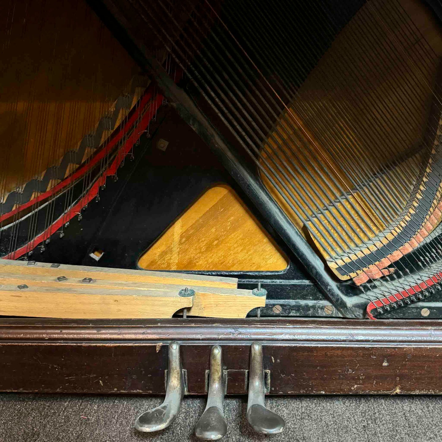 AVAILABLE TO RESTORE: CALL FOR CUSTOM PRICING - 1905 Kimball 57" Wood Finish Upright Piano