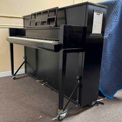 SOLD 1976 Steinway & Sons 44" Black Satin Finish Console Piano