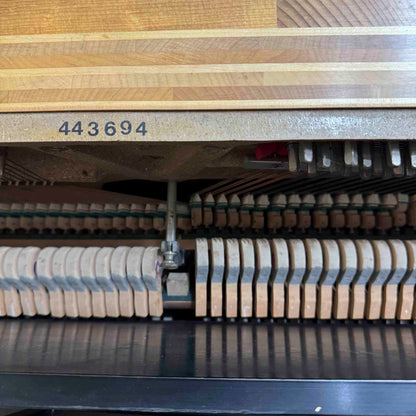 SOLD 1976 Steinway & Sons 44" Black Satin Finish Console Piano