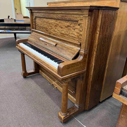CURRENT SHOP WORK - 1908 Steinway Wood Finish Commissioned Upright Player Piano