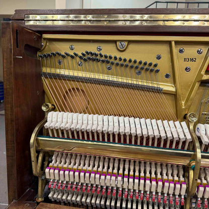CURRENT SHOP WORK - 1908 Steinway Wood Finish Commissioned Upright Player Piano