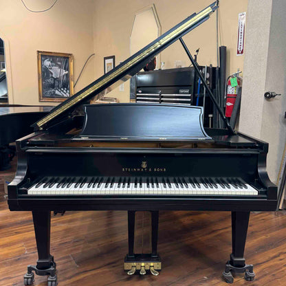 SOLD 1967 Steinway B 6'11" Satin Black Commissioned Grand Piano