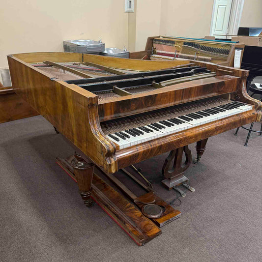CURRENT SHOP WORK - 1884 Petrof 6'5" Wood Finish Commissioned Grand Piano