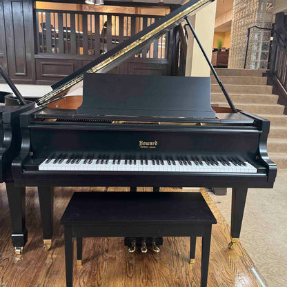 1969 Howard 5' Satin Black Baby Grand Piano