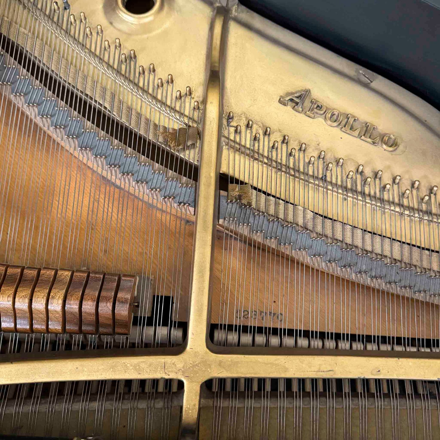 SOLD 1932 Apollo 4'9" Satin Black Baby Grand Piano