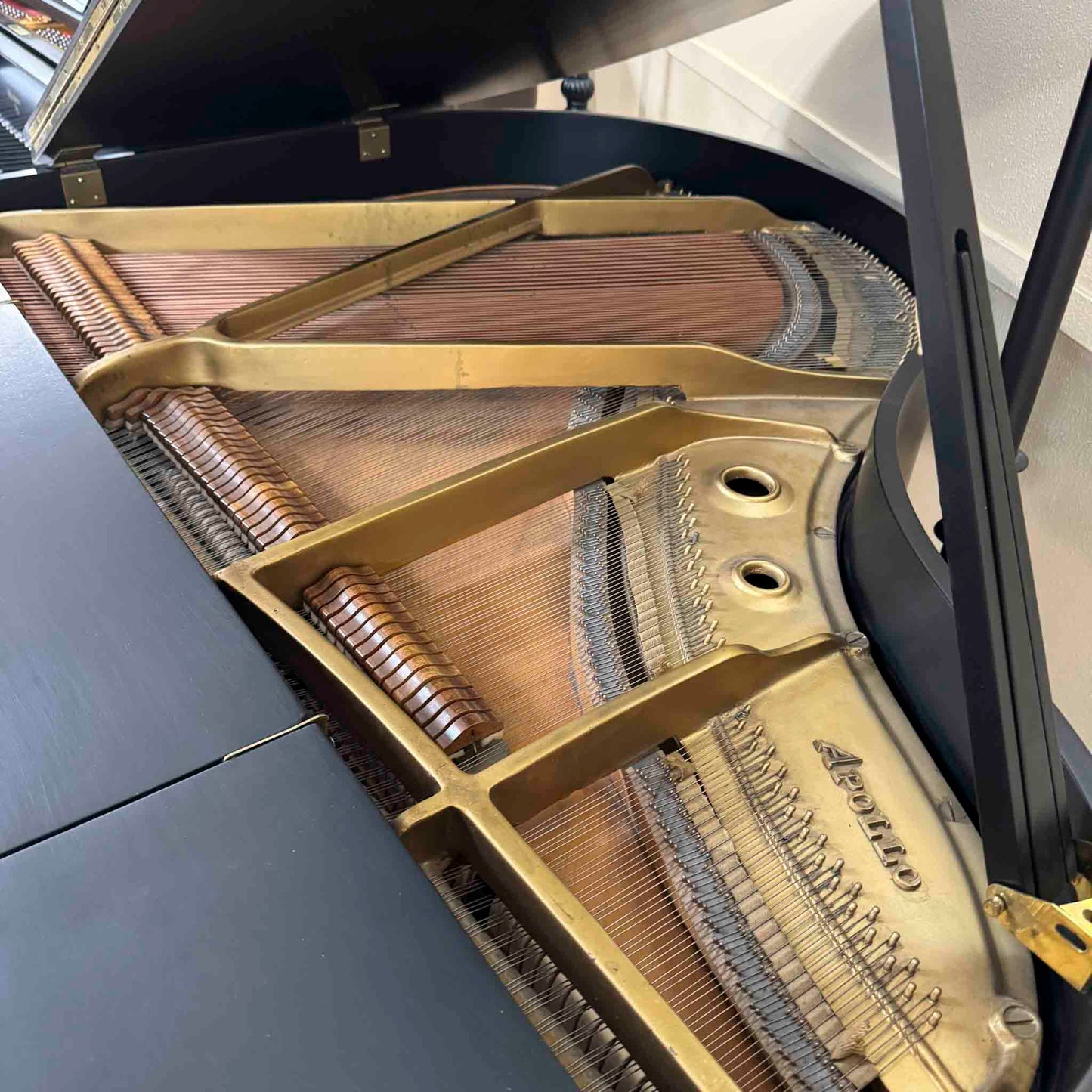 SOLD 1932 Apollo 4'9" Satin Black Baby Grand Piano