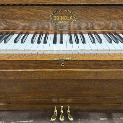 CURRENT SHOP WORK - 1920 Coinola Chicago Commissioned Upright Piano