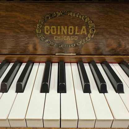CURRENT SHOP WORK - 1920 Coinola Chicago Commissioned Upright Piano