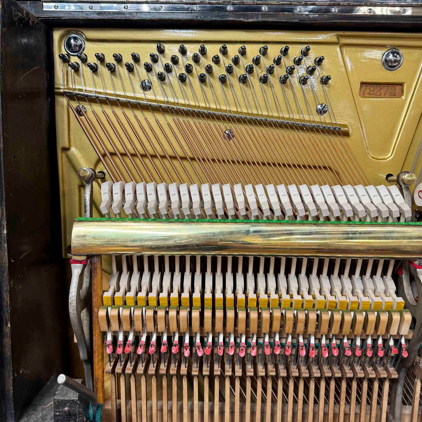 CURRENT SHOP WORK - 1911 Ludwig & Co. Wood Finish Art Case Commissioned Upright Piano