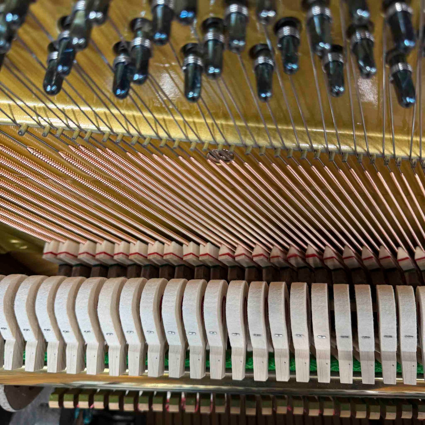 CURRENT SHOP WORK - 1911 Ludwig & Co. Wood Finish Art Case Commissioned Upright Piano
