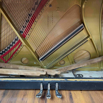 CURRENT SHOP WORK - 1911 Ludwig & Co. Wood Finish Art Case Commissioned Upright Piano
