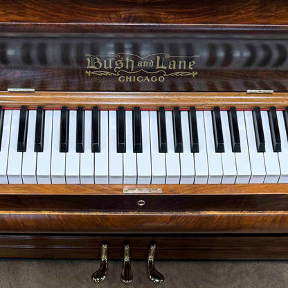 1901 Bush & Lane 58" Wood Finish Upright Piano