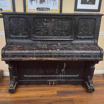 CURRENT SHOP WORK - 1892 Kimball Wood Finish 51" Commissioned Upright Piano