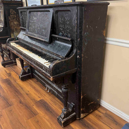 CURRENT SHOP WORK - 1892 Kimball Wood Finish 51" Commissioned Upright Piano