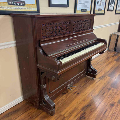 CURRENT SHOP WORK 1891 Weber Wood Finish 50" Commissioned Upright Piano