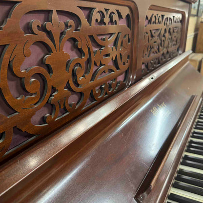 CURRENT SHOP WORK 1891 Weber Wood Finish 50" Commissioned Upright Piano