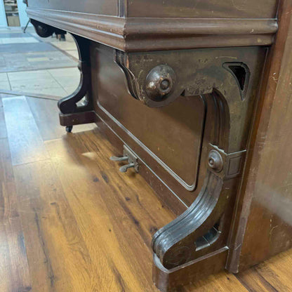 CURRENT SHOP WORK 1891 Weber Wood Finish 50" Commissioned Upright Piano