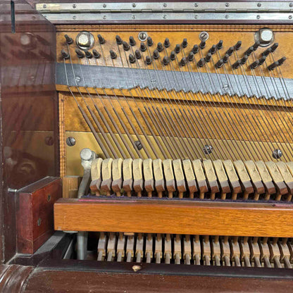 HEIRLOOM RESTORATION 1891 Weber Wood Finish 50" Commissioned Upright Piano