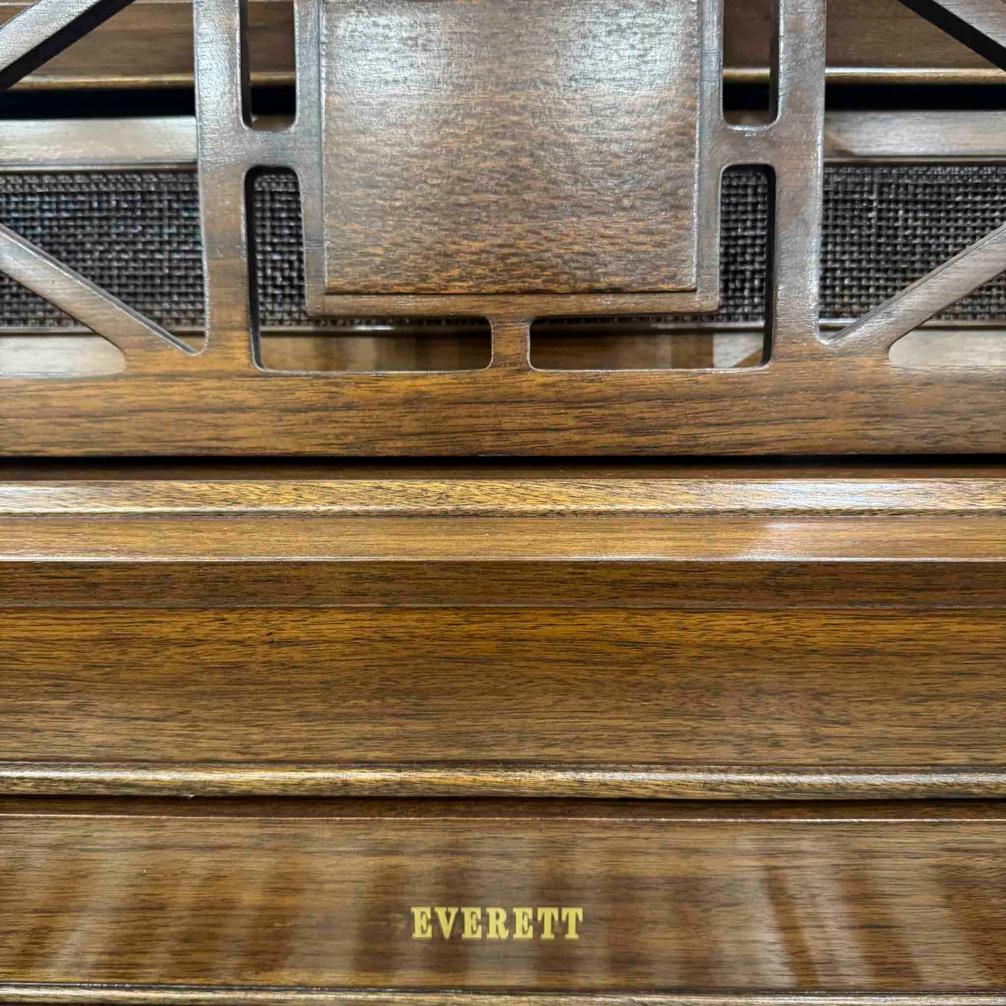 CURRENT SHOP WORK - 1967 Everett 41" Wood Finish Commissioned Console Piano